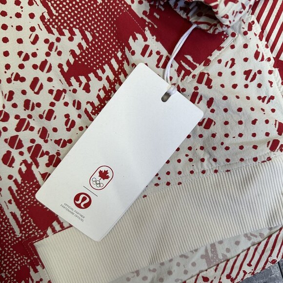 Lululemon Team Canada Size 10 Convertible Jacket Olympics Paris Limited Edition - Picture 3 of 7